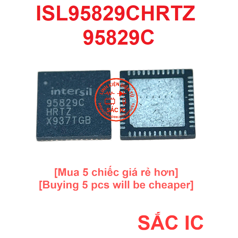 [I215] ISL95829CHRTZ ISL95829C 95829C 95829 ic nguồn trên bo mạch - Mới nguyên bản - Original NEW