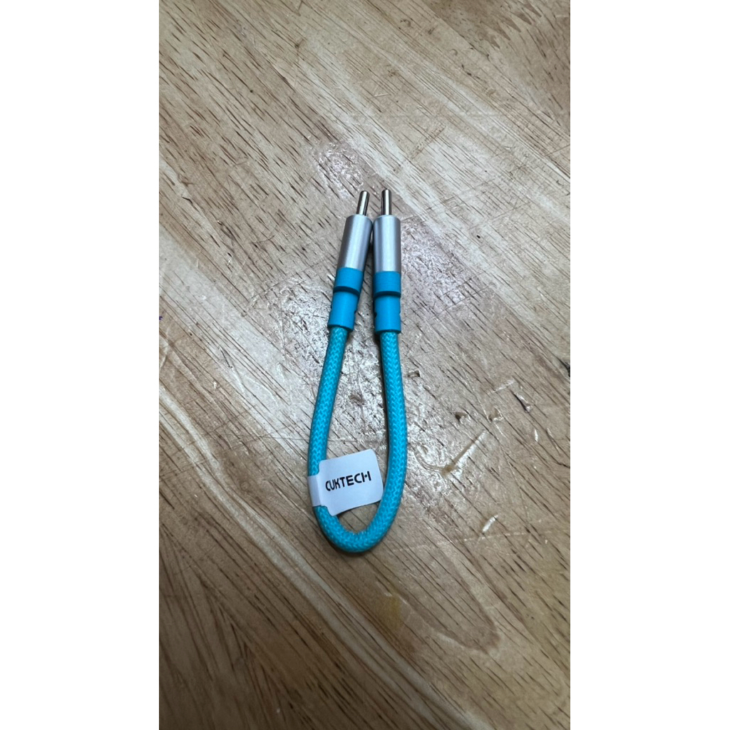 CUKTECH Dây Cáp Sạc Nhanh Chuyển Dữ Liệu C-Type đến C-Type Ngắn 15cm ( giao màu ngẫu nhiên )