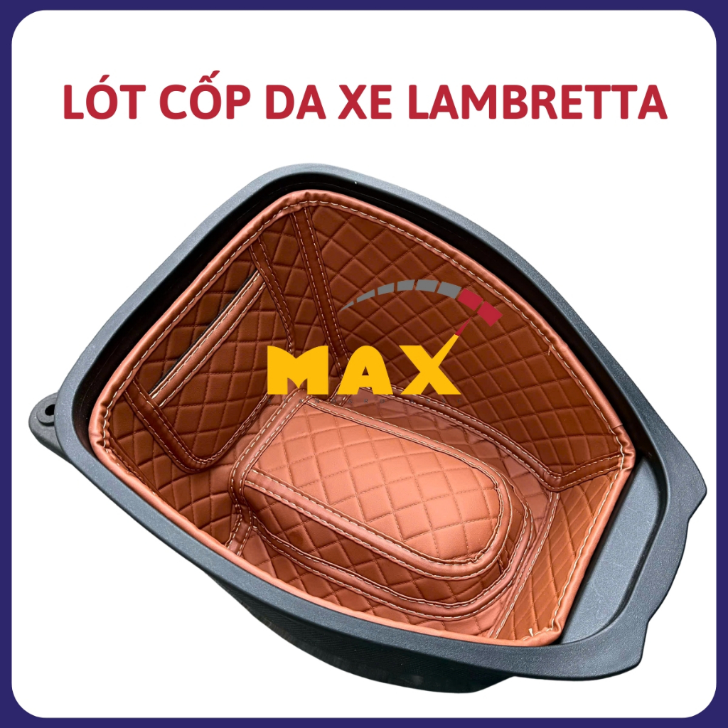 Lót Cốp Xe Máy LAMBRETTA X125 X300 G350 Mới Chống Nóng Chống Sốc Có Túi Đựng Giấy Tờ Xe Dễ Sử Dụng M