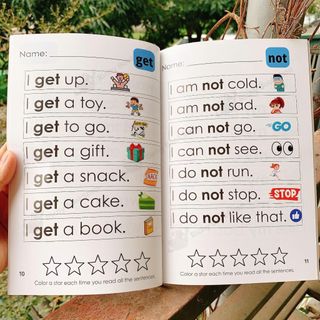 Sách - Bộ đôi Sight Words For Kids cho bé tập đọc, luyện từ