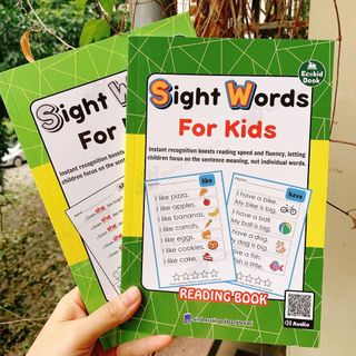 Sách - Bộ đôi Sight Words For Kids cho bé tập đọc, luyện từ