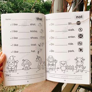 Sách - Bộ đôi Sight Words For Kids cho bé tập đọc, luyện từ