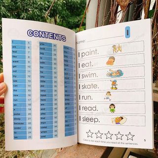 Sách - Bộ đôi Sight Words For Kids cho bé tập đọc, luyện từ