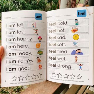 Sách - Bộ đôi Sight Words For Kids cho bé tập đọc, luyện từ