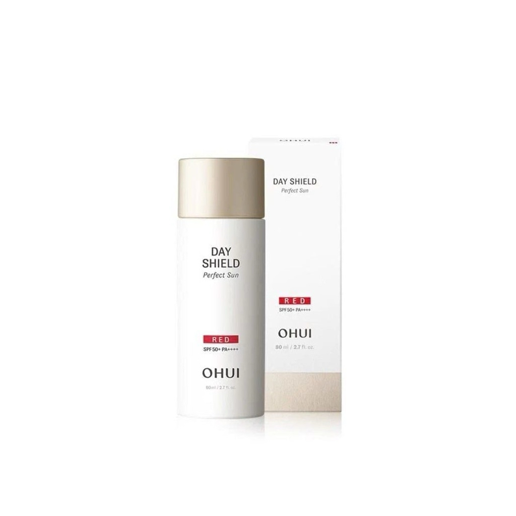 Kem Chống Nắng Ohui Cho Da Dầu Mụn Day Shield Perfect Sun Red SPF50+/PA++++ Upsize 80ml CTY LG Vina