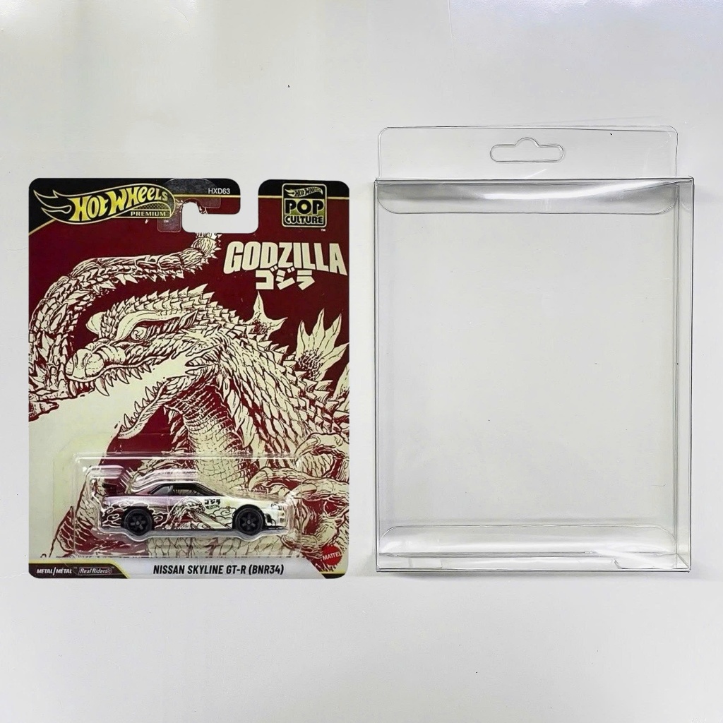 Hộp bảo vệ nhựa Pvc dạng hộp đựng Hotwheels Premium bản card tỉ lệ 1:64 PVC_HW