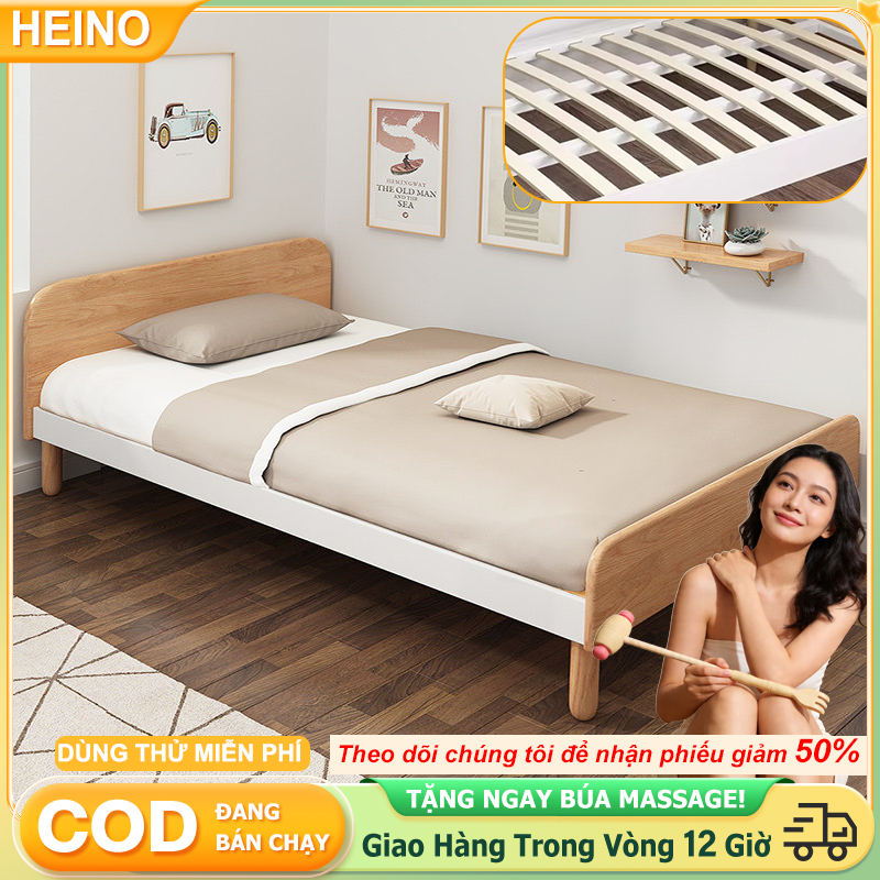 HEINO Pallet gỗ giường gỗ thông nhập khẩu chân cao 30cm cứng cáp chịu được nhảy an toàn cho bé | BigBuy360 - bigbuy360.vn