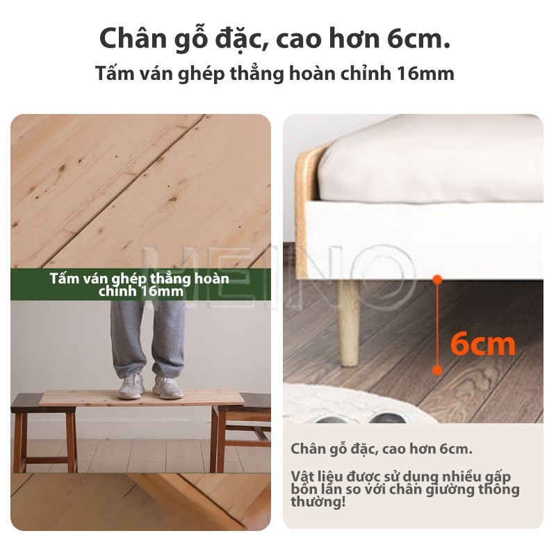 HEINO Pallet gỗ giường gỗ thông nhập khẩu chân cao 30cm cứng cáp chịu được nhảy an toàn cho bé | BigBuy360 - bigbuy360.vn