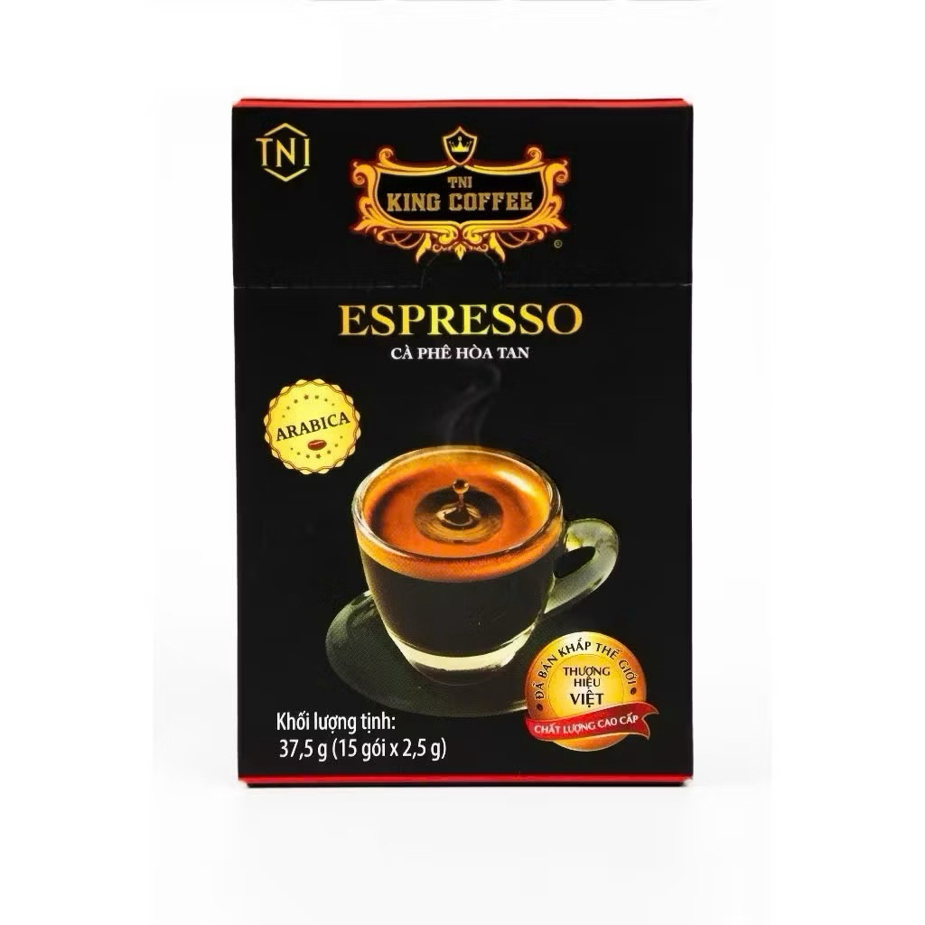 Cà phê hòa tan King Coffee Đen ESPRESSO 37.5g