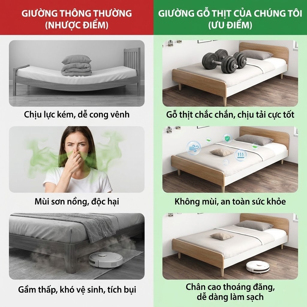 HEINO Pallet gỗ giường gỗ thông nhập khẩu chân cao 30cm cứng cáp chịu được nhảy an toàn cho bé | BigBuy360 - bigbuy360.vn