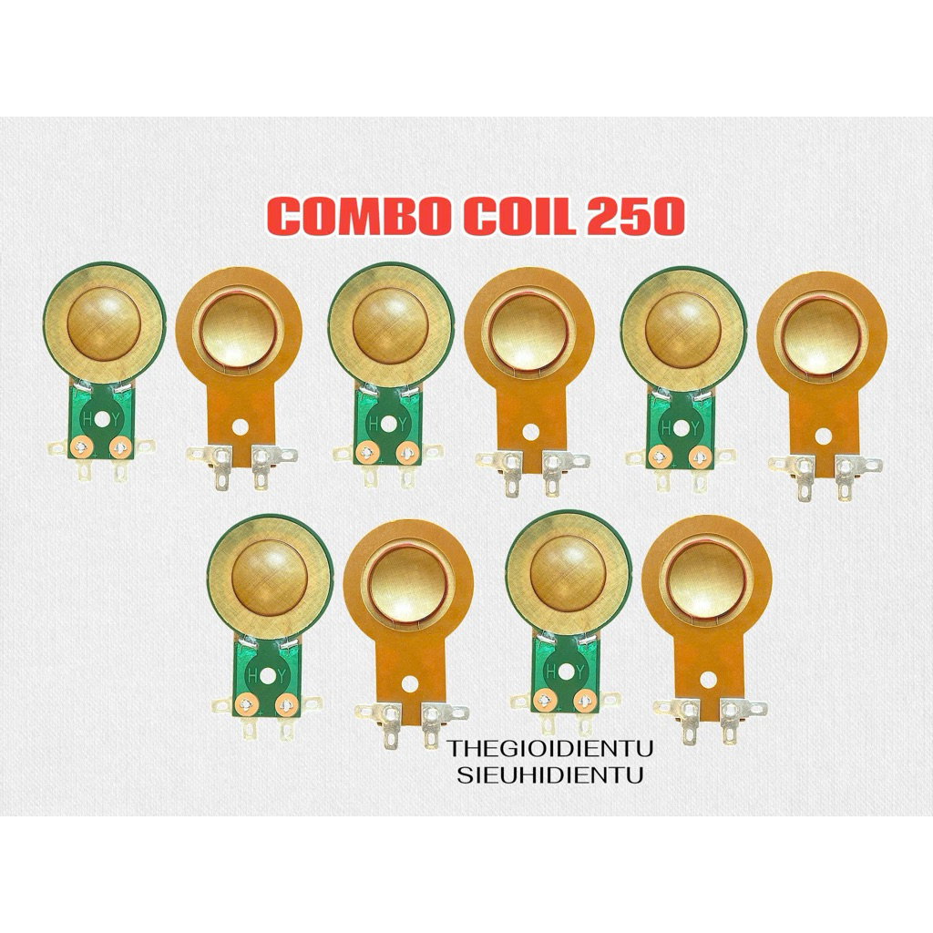 COMBO 10 COL TREP 250-350-450-750PA/RCF