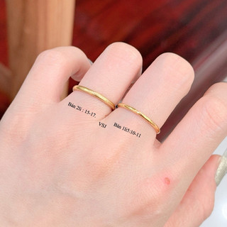 nhẫn tròn trơn dày dặn