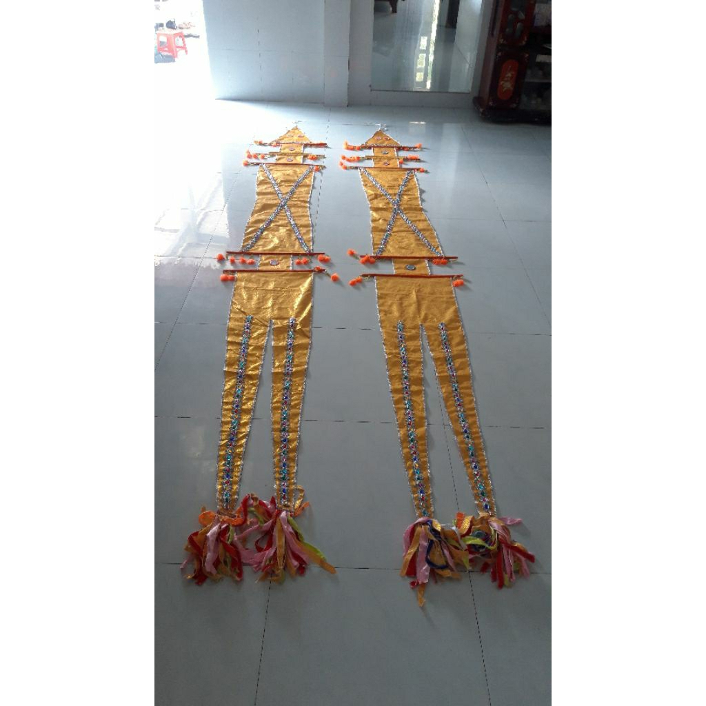 cờ phướng Khmer mẫu 1 vàng