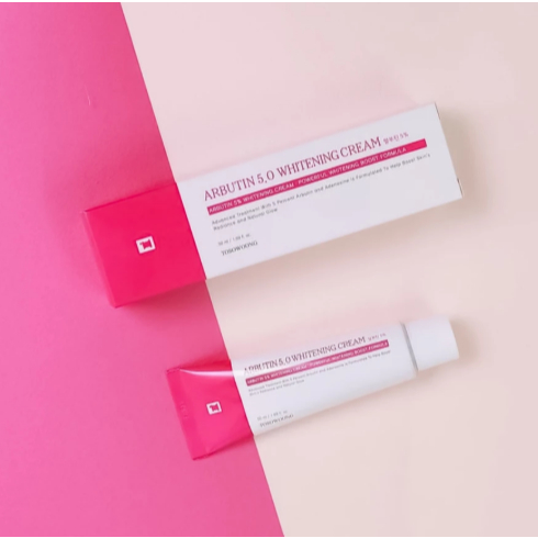 Kem Dưỡng Trắng Da, Mờ Thâm Nám TOSOWOONG Arbutin 5.0 Whitening Cream 50ml