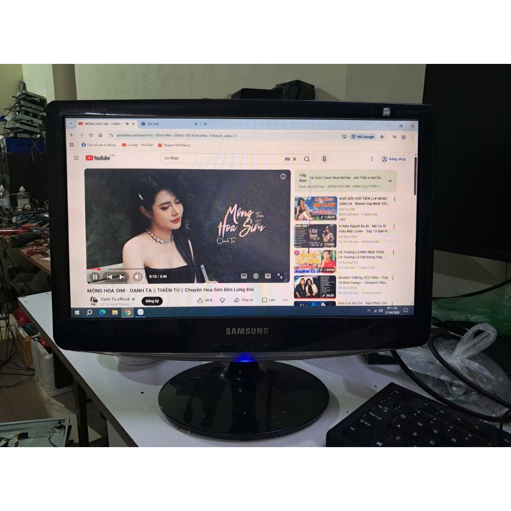 màn hình máy tính samsung, hàng ngoại - 19,3 inch  - đã qua sử dụng - Model: B1930N - bán thanh lý