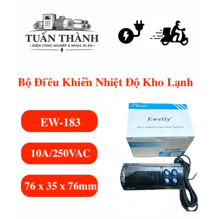 Bộ Điều Khiển Nhiệt Độ Kho Lạnh EW-183 Hiệu EWELLY