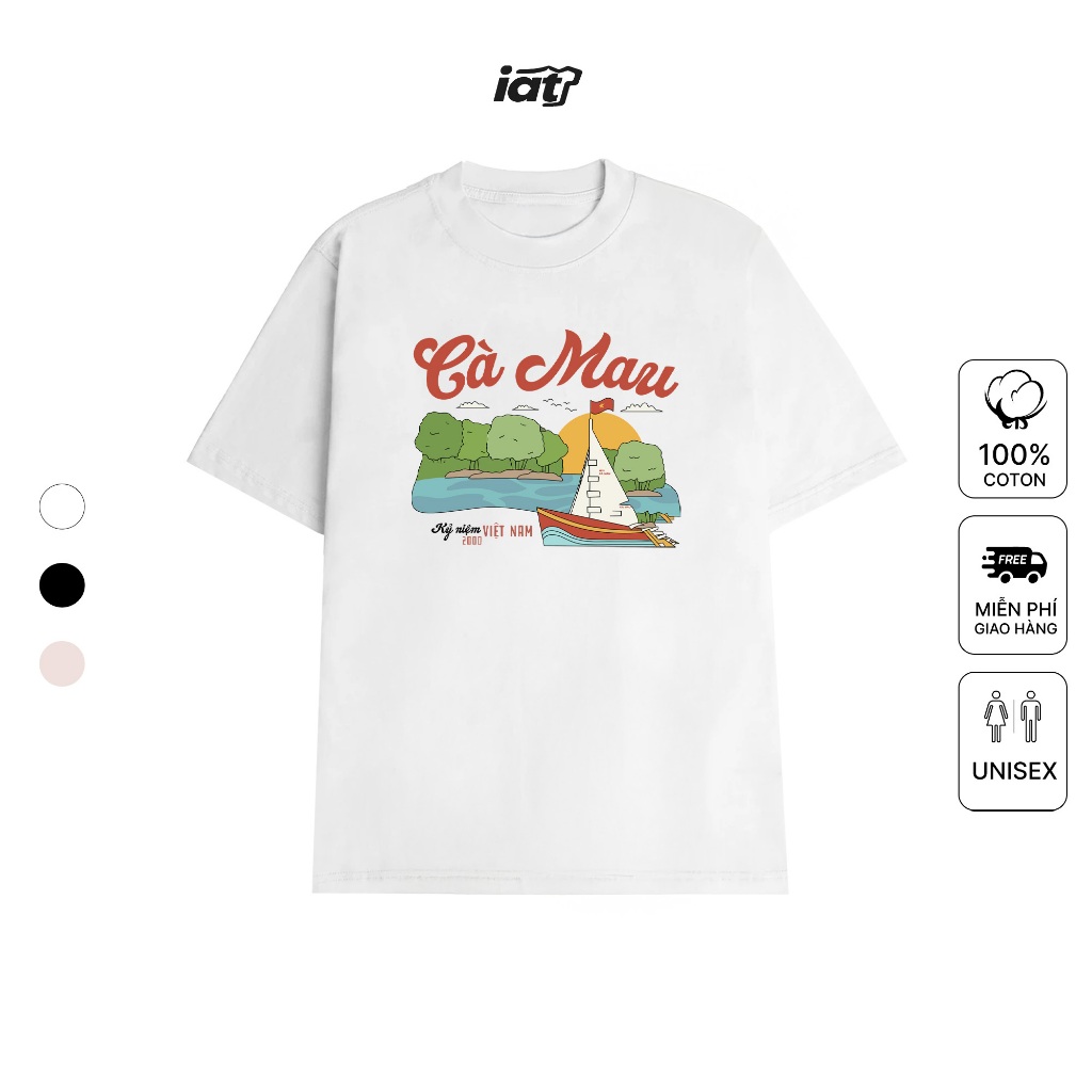 Áo Thun Du Lịch Cà Mau - Áo Boxy - Oversize - BabyTee Cotton 260GSM INAOTHUNGIASI - In Ấn Theo Yêu C