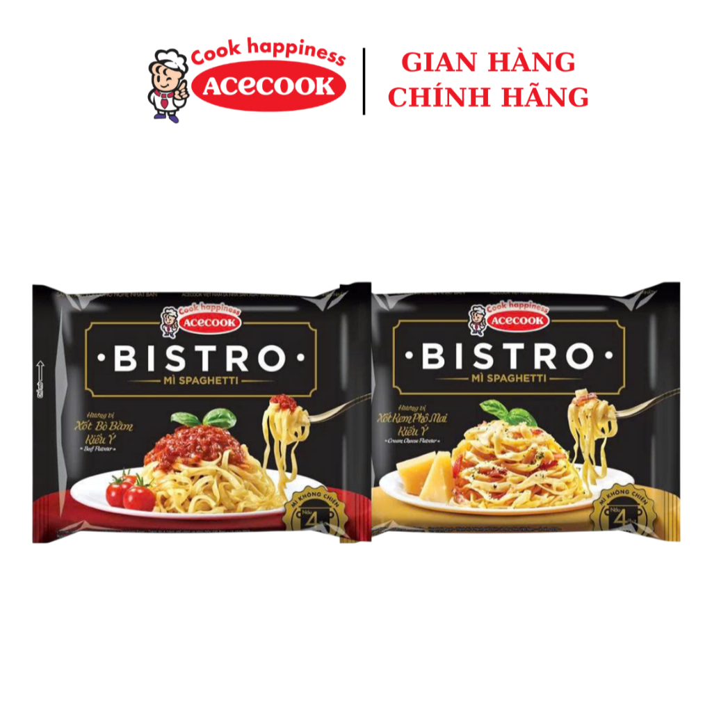 Mì Spaghetti Kiểu Ý Acecook Bistro 100g/ Gói