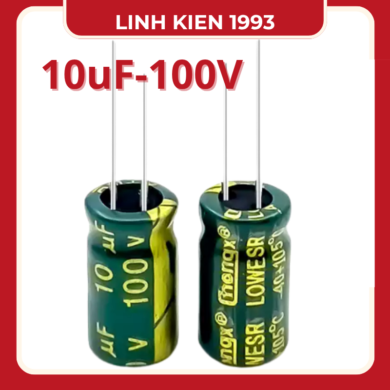 [ 2 Con ] Tụ Điện 10uF 100V LOW ESR Chính Hãng Changxin – Tụ Hóa Lọc Nguồn Chất Lượng Cao, Chịu Nhiệ