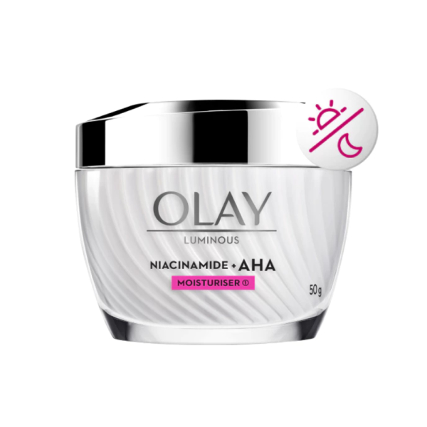 Kem Dưỡng OLAY Luminous Niacinamide+ AHA Moisturiser 50g - Hồng
