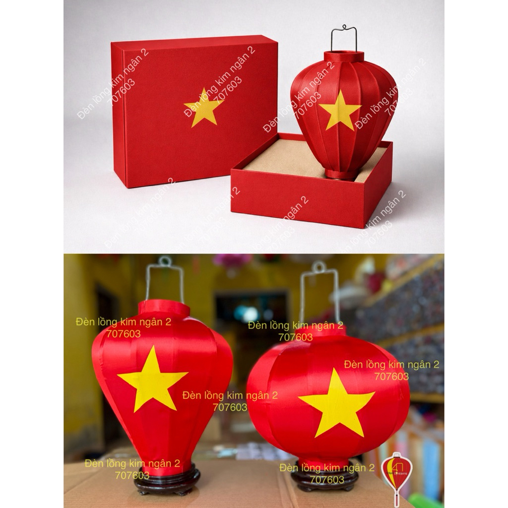 đèn lồng hội an phong cách vintage chuyên trang trí phòng ngủ phòng khách 30/4-1/5 và lễ 2/9