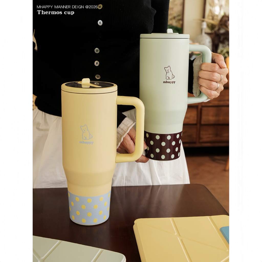 Ly giữ nhiệt cao cấp Mhappy 1200ml