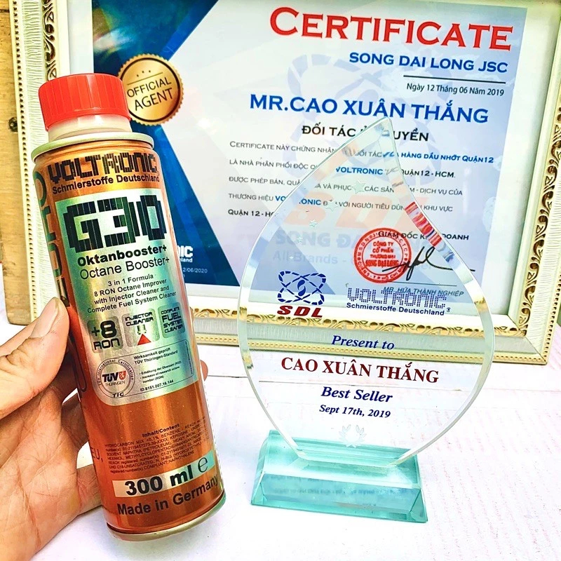 Voltronic G30 Octane Booster Phụ Gia Xăng Tăng Octane Làm Sạch Hệ Thống Nhiên Liệu Made in Germany