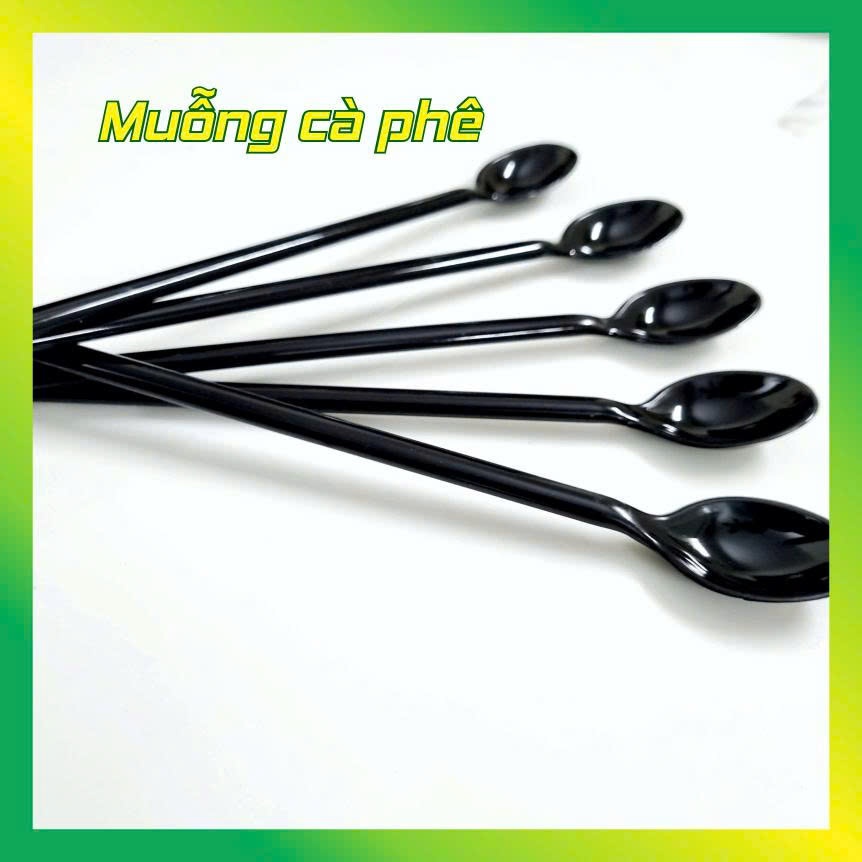 ( Combo 5 bịch =50 cái) Muỗng cafe 20 cm - VUI VUI STORE