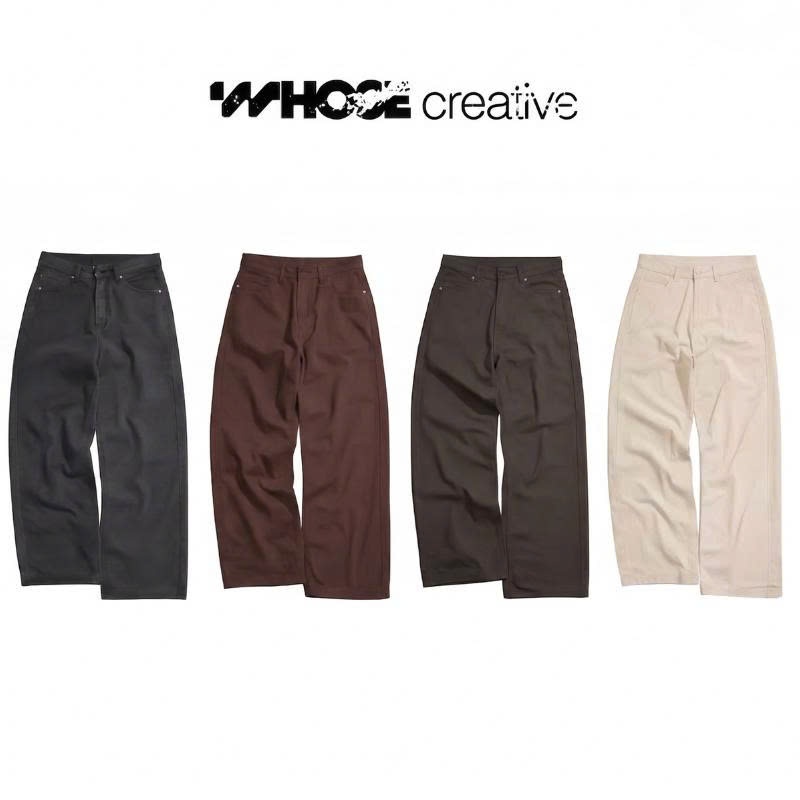 WIDE STRAIGHT JEANS WHOSE - Quần jeans ống đứng wide fit Whose Studio