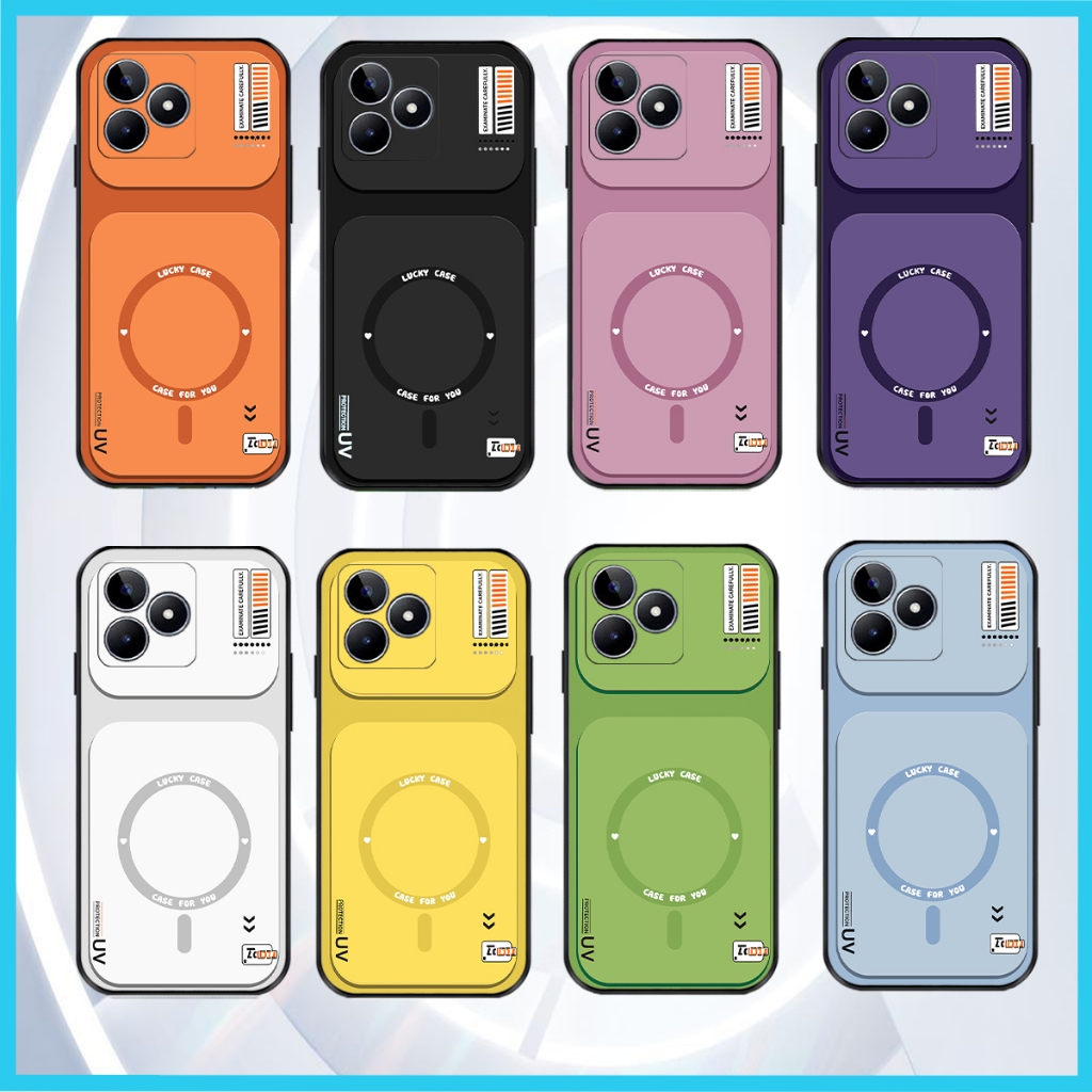 Ốp lưng cho REALME C53 C55 C51 NOTE 50 C60 in hình nam châm cam vũ trụ hot trend