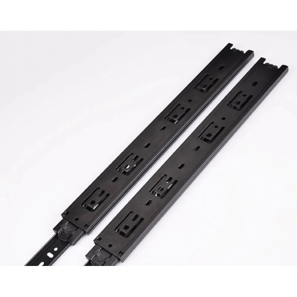 (Giá 1 cặp) Ray bi trượt 3 tầng, Ray Ngăn Kéo Tủ, Thanh Ray Tủ Bếp, Quần Áo, ..ray bi 3 Tầng 25cm-50