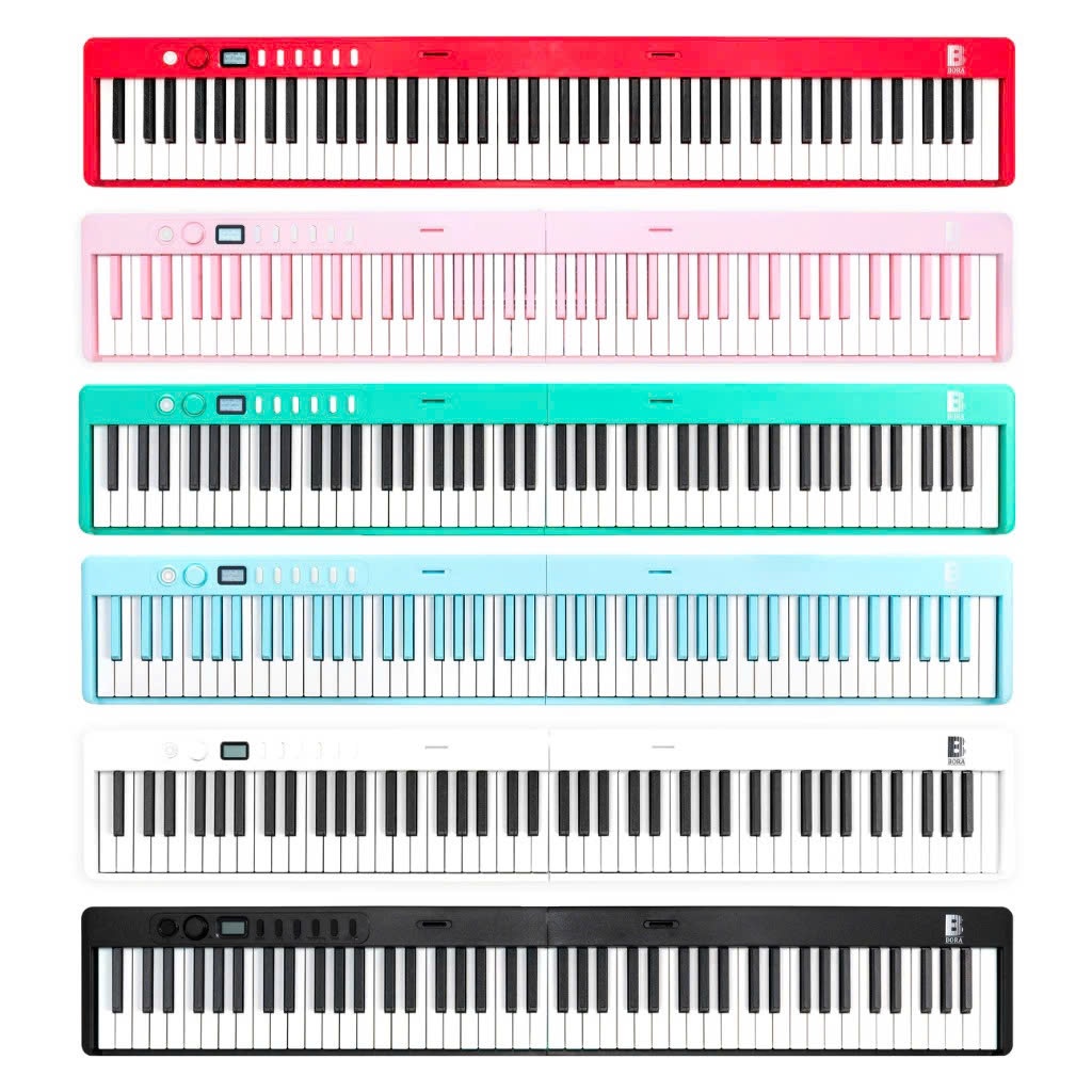 Đàn Piano điện gấp gọn, Foldable Digital Piano - Bora BX-20 PRO (BX20 PRO) - Bluetooth, 88 phím touc