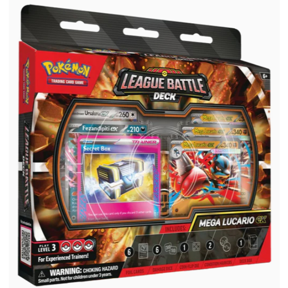 Hộp bài sưu tầm Mega Lucario ex League Battle Deck