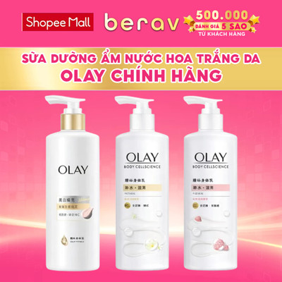 Sữa Dưỡng Thể Làm Sáng OLAY (B3+C)/Dưỡng Ẩm Chuyên Sâu Olay Hương Quả Mọng/Dạ Lan Hương 260G