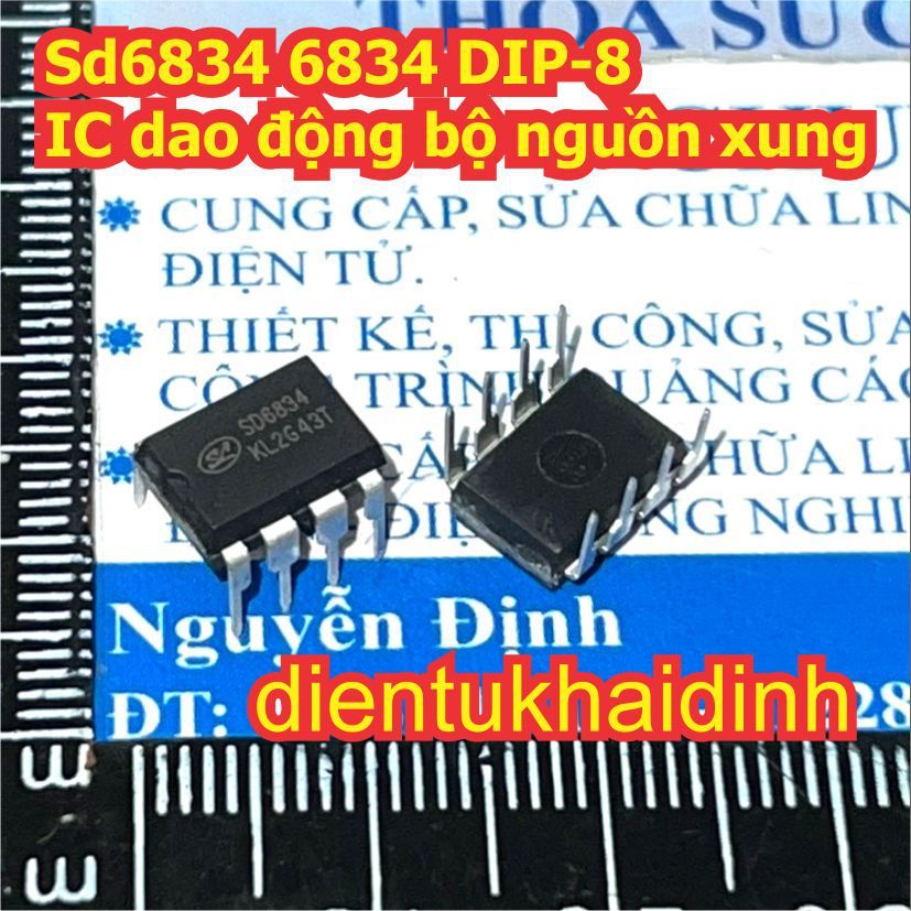 3 con SD6834 6834 SD6835 6835 DIP-8 IC dao động bộ nguồn xung kde9531