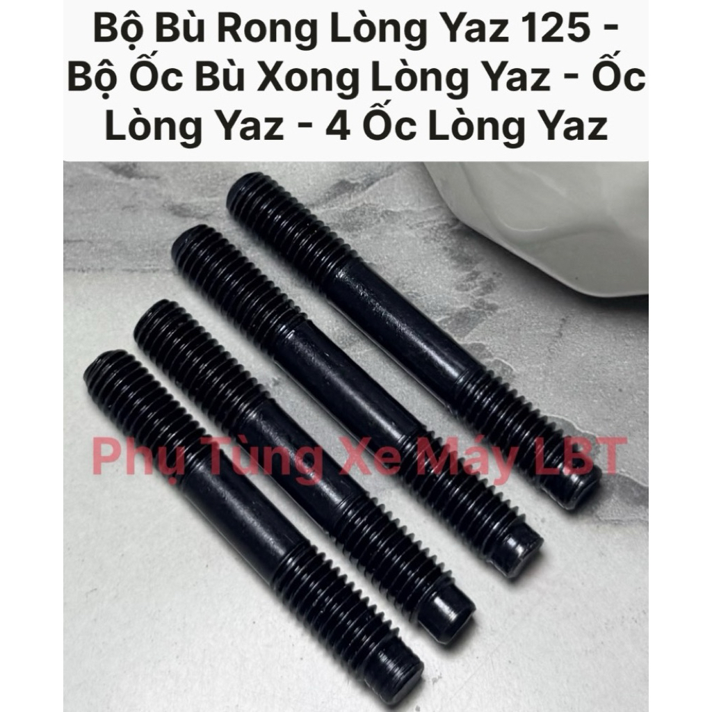 Bộ Bù Rong Lòng Yaz 125 - Bộ Ốc Bù Xong Lòng Yaz - Ốc Lòng Yaz - 4 Ốc Lòng Yaz Hàng Cao Cấp