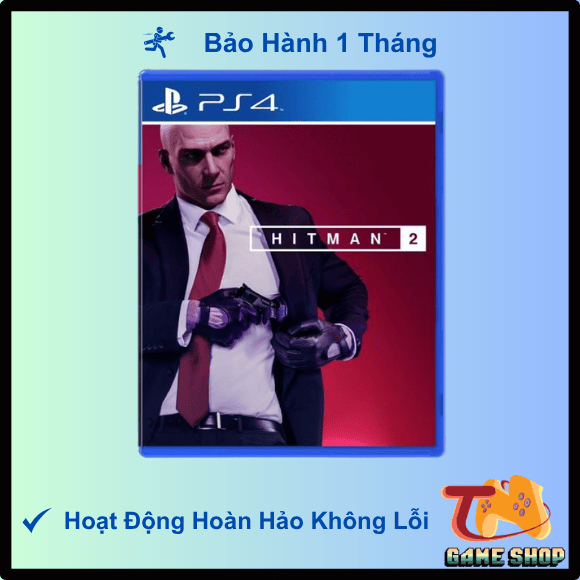 Đĩa Game Ps4: Hitman 2 Ps4