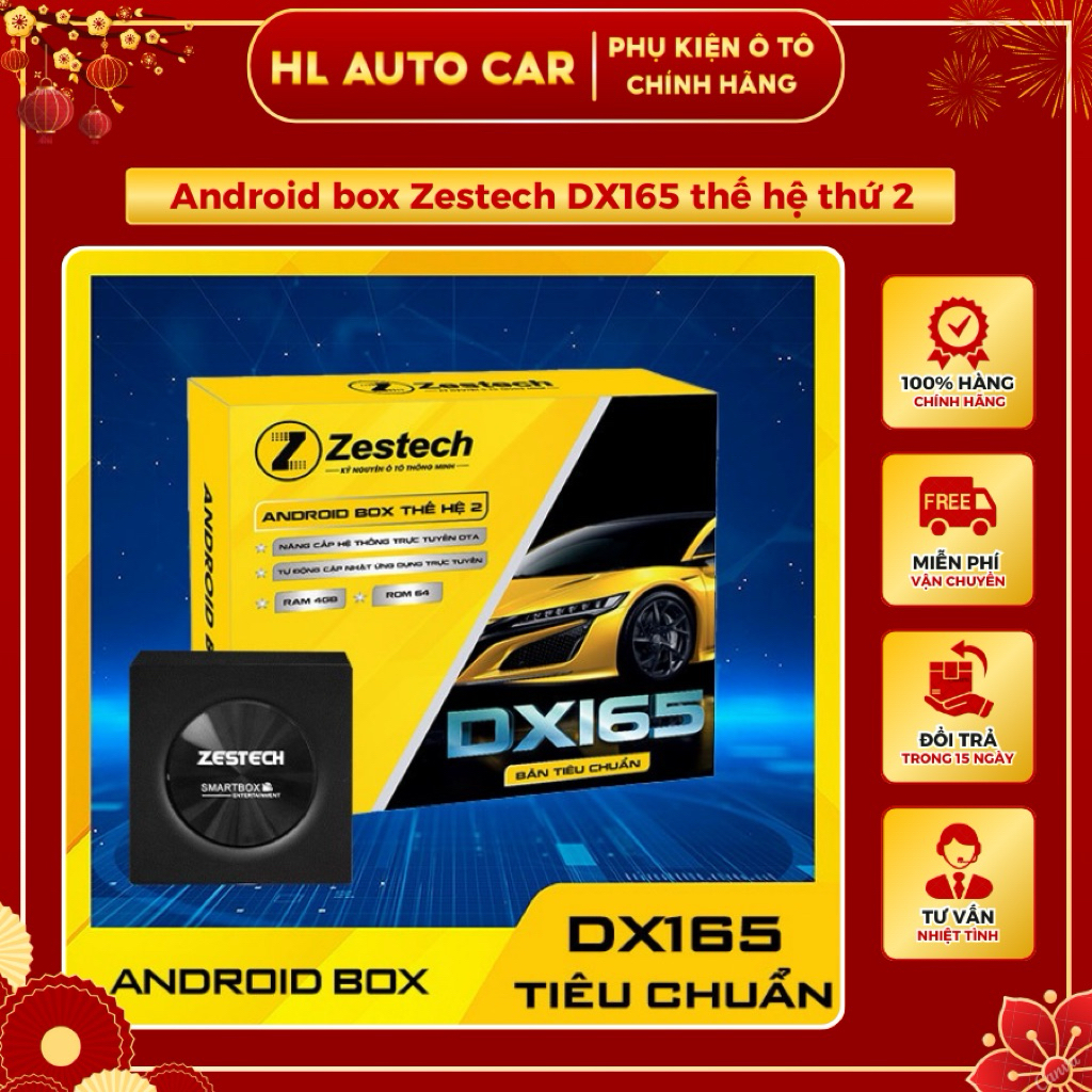 Zestech DX165 thế hệ 2 - Android box ô tô Zestech các phiên bản mới nhất 2026