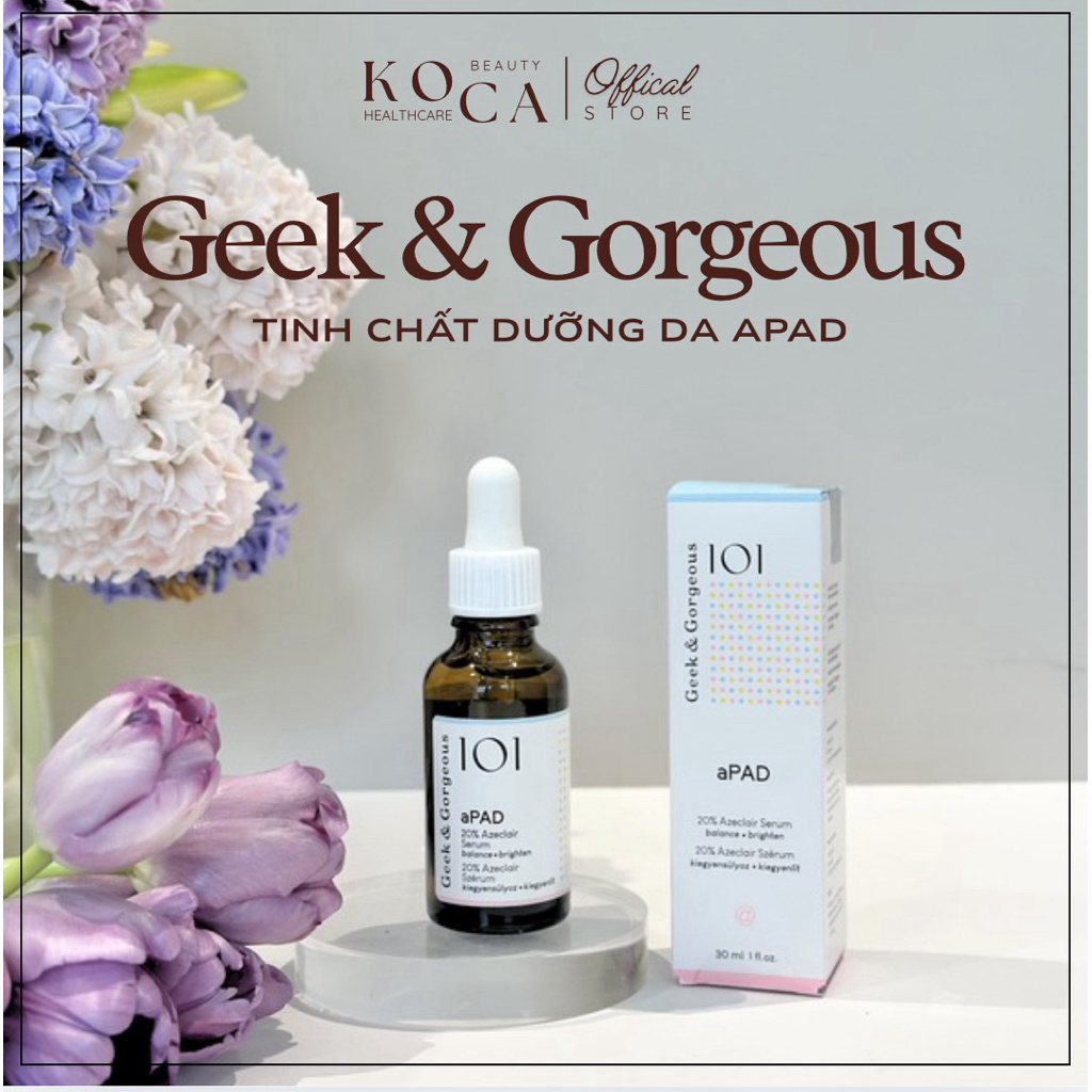 [Geek&Gorgeous] Serum Geek&Gorgeous Azelaic Acid 20% aPAD 30ml Làm Đều Màu Da , Giảm Mụn Hiệu Quả, M