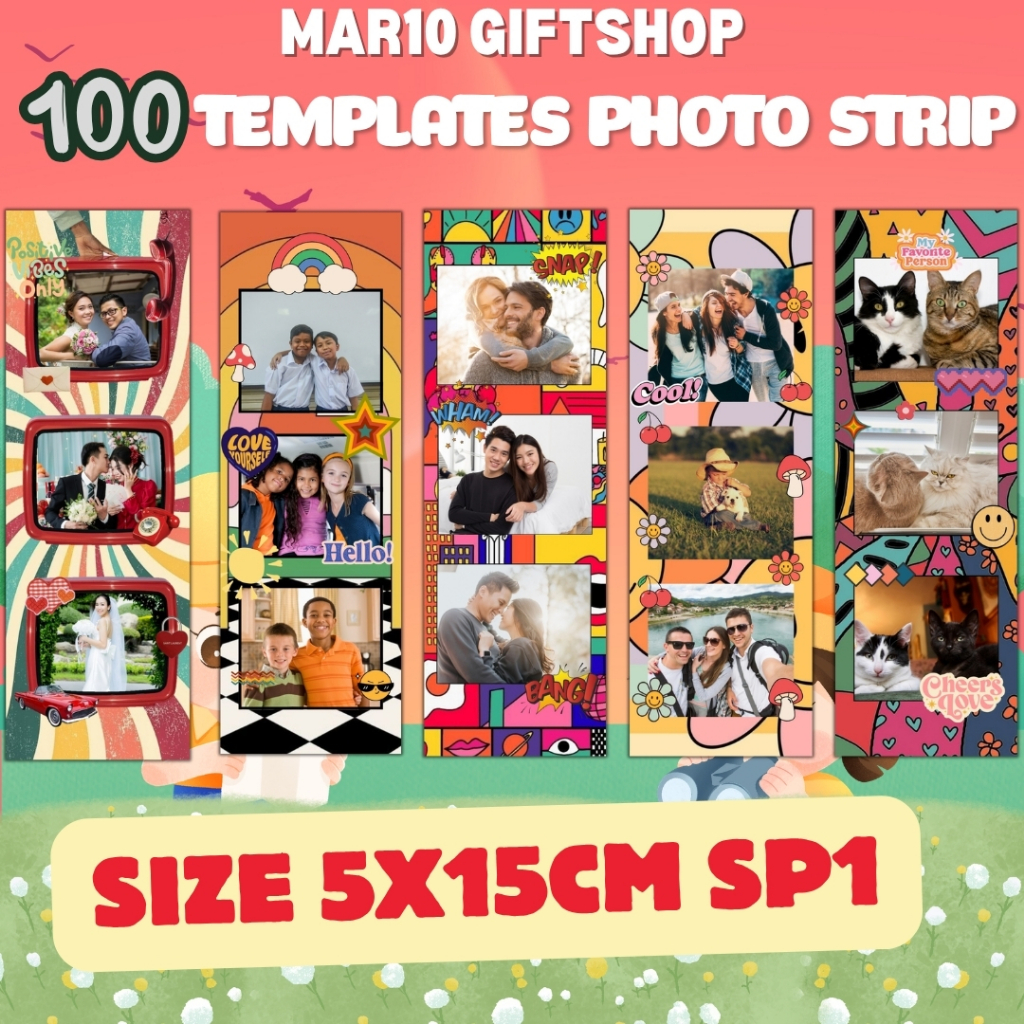 Photostrip 3 Ảnh Nam Châm In ảnh theo yêu cầu - Photo Strip Tặng Sleeve SP1