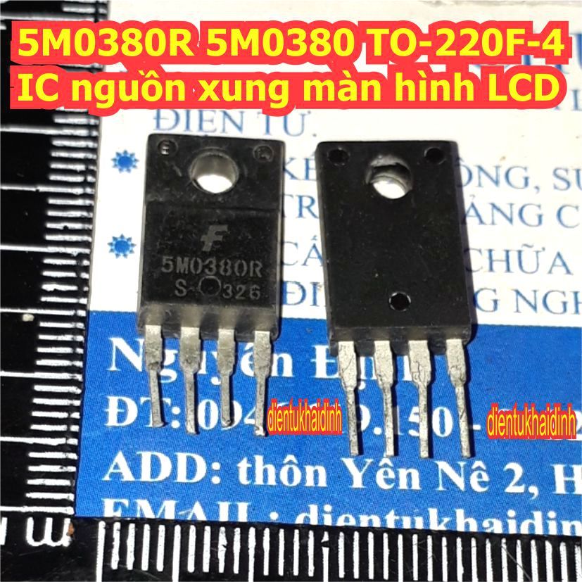 2 con 5M0380R 5M0380 TO-220F-4 IC nguồn xung màn hình LCD kde7924