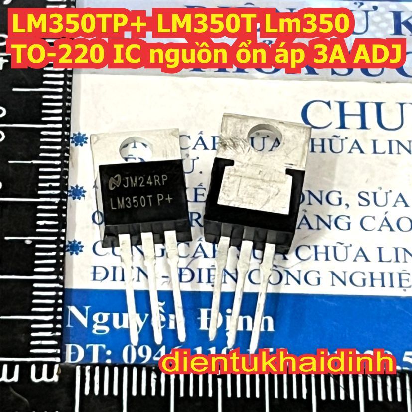 5 con LM350TP+ LM350T LM350 TO-220 IC nguồn ổn áp 3A ADJ kde9244