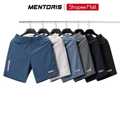 Quần Short Nam MENTORIS, Quần Đùi Chất Gió Cao Cấp, Form Gọn Gàng, Trẻ Trung, Dễ Phối Đồ MASR26S011