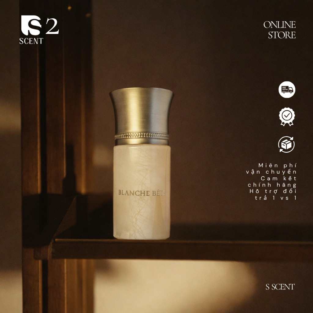 Nước hoa unisex Les Liquides Imaginaires Blanche Bête | SSCENT