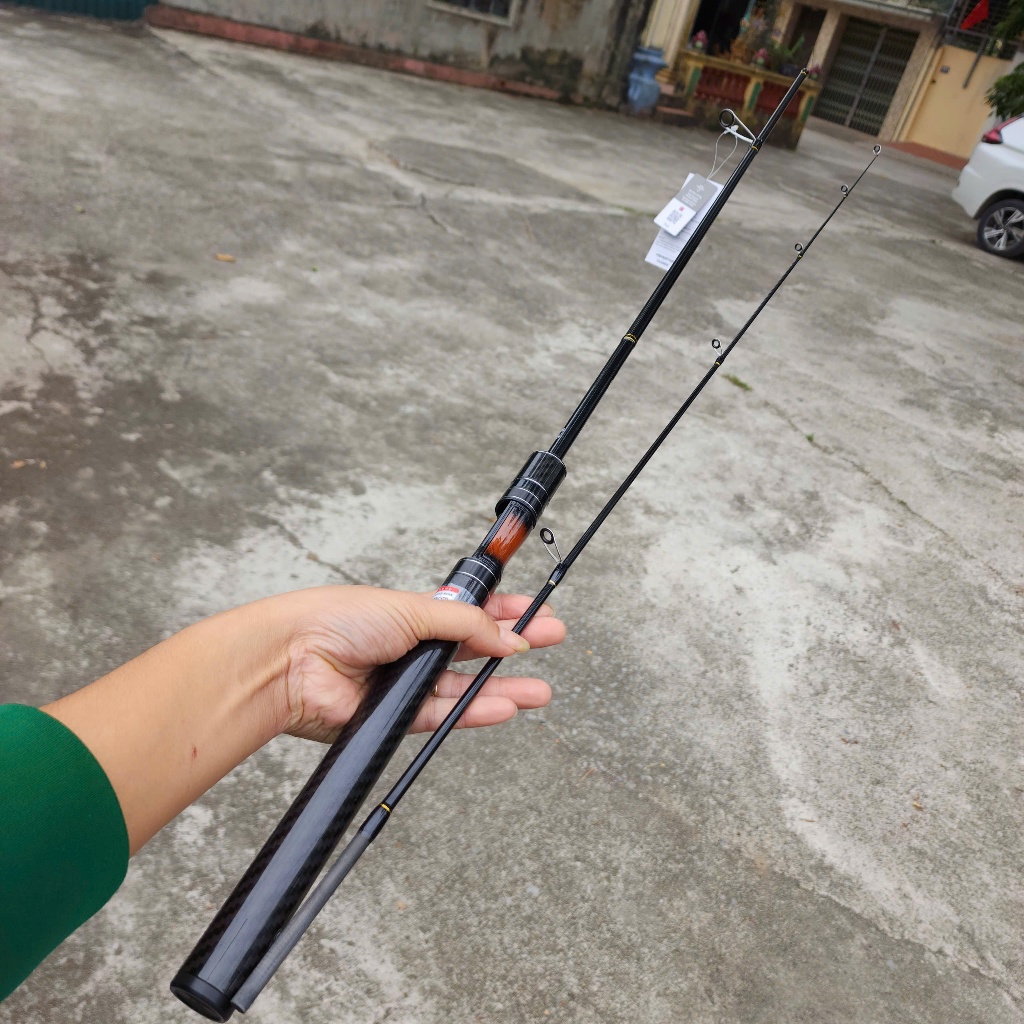 [Chính Hãng] Cần Lure Đứng Orca Black Thế Hệ II - Cán Cacbon - Khoen Fuji
