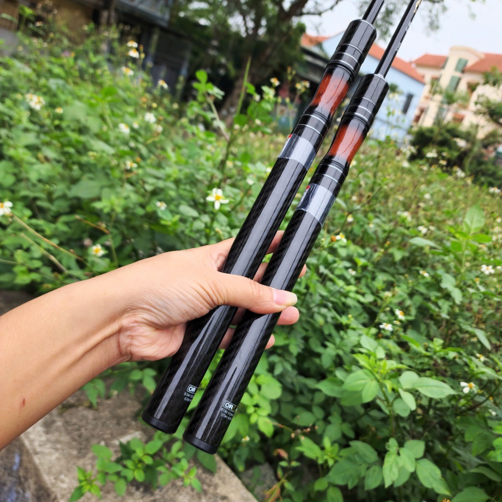 Cần Lure Đứng Orca Black Thế Hệ II - Cán Cacbon - Khoen Fuji