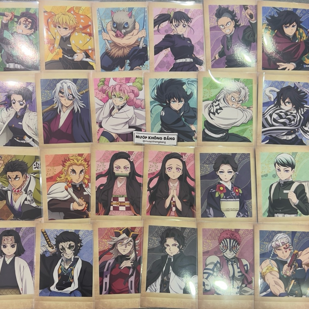 [KNY SẴN - P18] Thẻ bài pola KIMETSU NO YAIBA vol 8 nhân phẩm muopkhongdang GIYUU MUICHIRO SANEMI TA