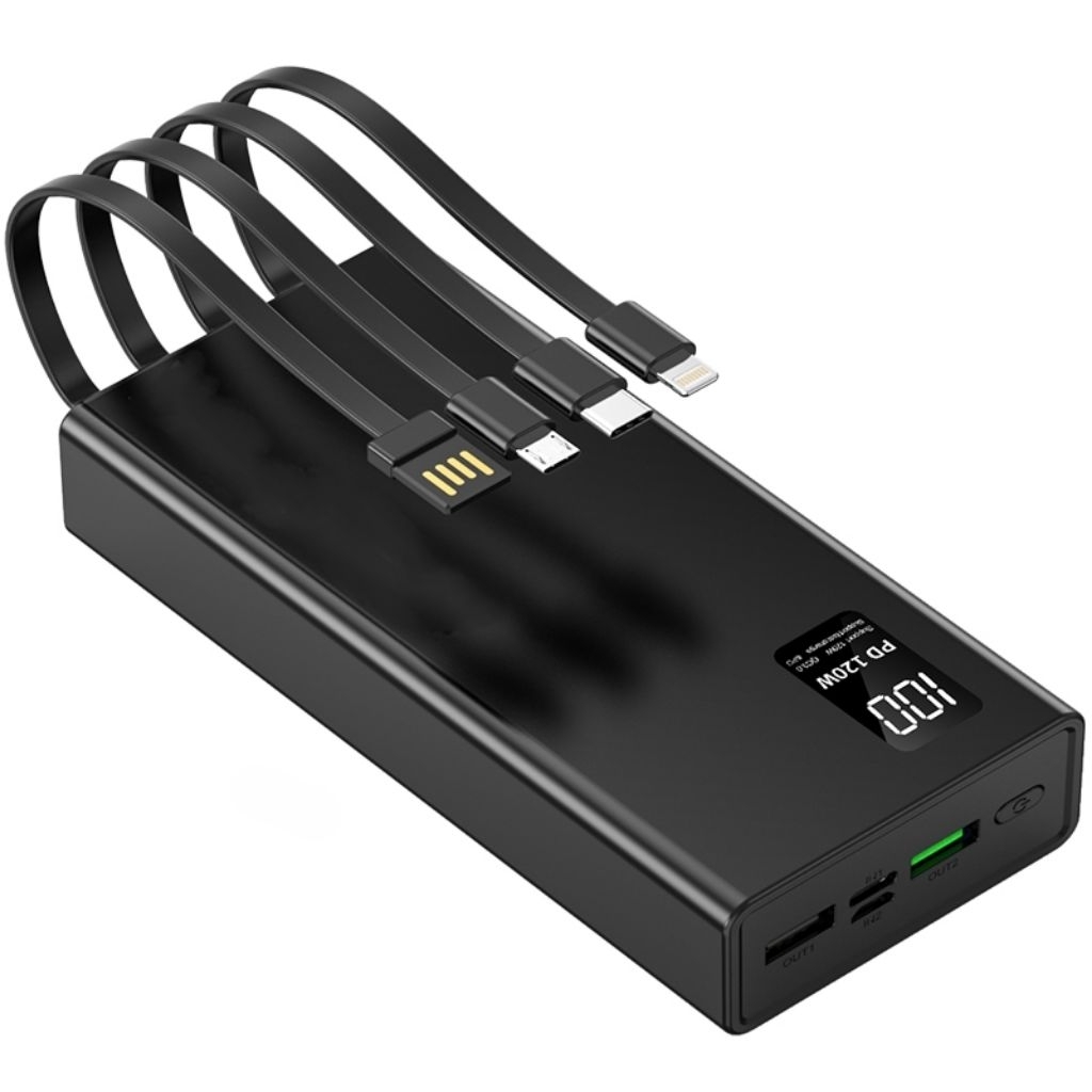 Box Vỏ Mạch Lắp Ráp Pin Sạc Dự Phòng Sạc Nhanh 22,5W Kèm 4 Dây Cáp Sạc Lắp 2 Cell Pin Lipo 1260110 2