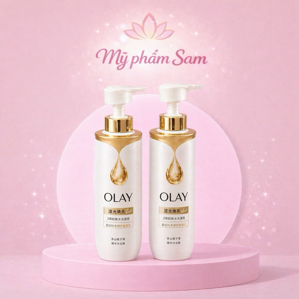 Sữa Tắm Dưỡng Trắng Olay Radiance Vitamin C + B3 500g (Mẫu Mới)