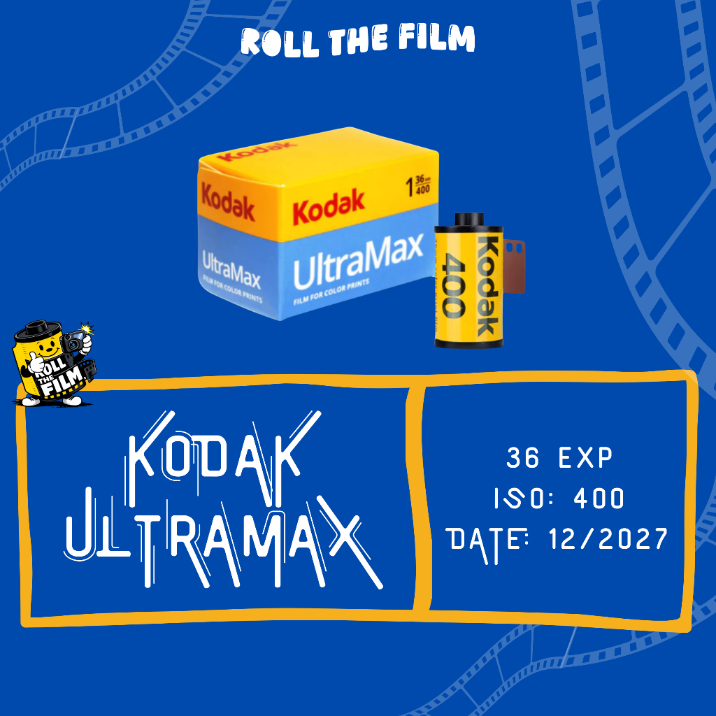 [ROLL THE FILM] KODAK ULTRAMAX 400 - Film 35mm - 36exp - DATE: 12/2027